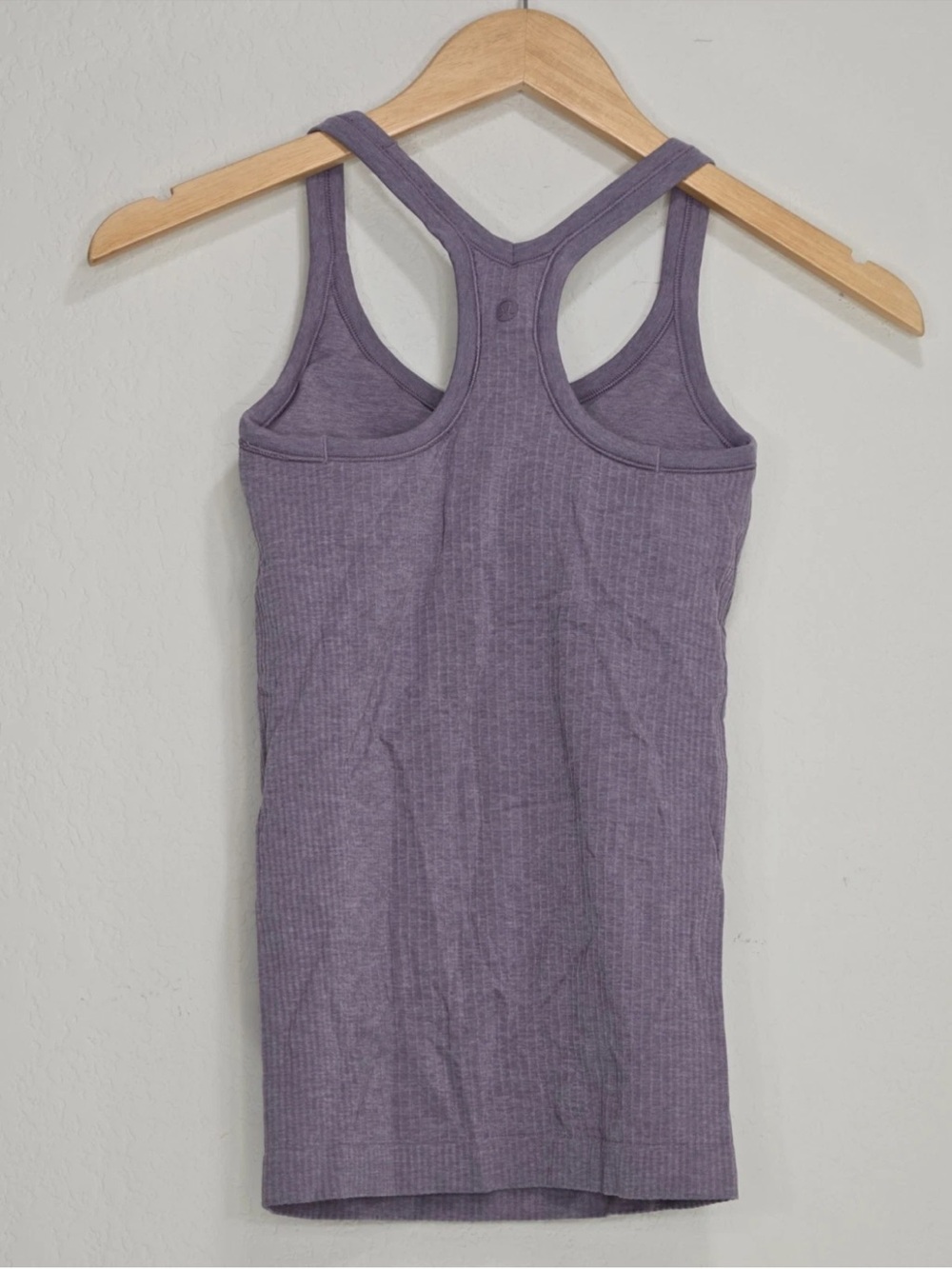 Lululemon Ebb To Street Tank w/ Built In Bra Size B/C Purple Ash Size 2 - Picture 3 of 8